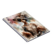  Elegantie Art Deco Lady Notitieboek (Rechterzijde)