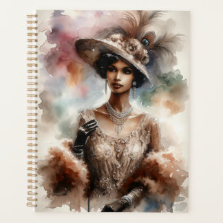  Elegantie Art Deco Lady Planner