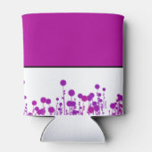 Elegantie Bloeit: Gepersonaliseerd Monogram Blikjeskoeler (Achterkant)