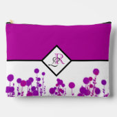 Elegantie Bloeit: Gepersonaliseerd Monogram Etui (Voorkant)