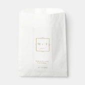 Elegantie Bruiloft Favor Bag Bedankzakje (Voorkant)