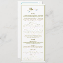  Elegantie Bruiloft Menu