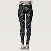 Elegantie chique medaillon ontwerp leggings (Voorkant)
