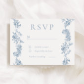 elegantie: Classic Floral Wedding RSVP Kaartje