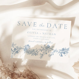 elegantie: Classic Floral Wedding Save The Date