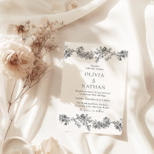  Elegantie: Classic Zwart & Wit Huwelijk