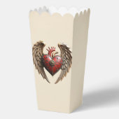  elegantie: een elegante klok en een elegant hart. bedankdoosjes (Achterkant)