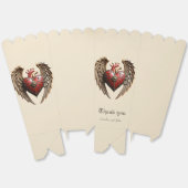  elegantie: een elegante klok en een elegant hart. bedankdoosjes (Ongevouwen)