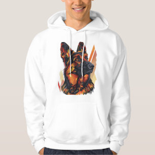 Elegantie en Canine Grace Duitse Herders Hoodie