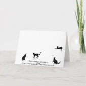 Elegantie en eenvoud. Zonnige verjaardagsgroeten Kaart (Achterkant)