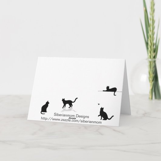 Elegantie en eenvoud. Zonnige verjaardagsgroeten Kaart (Achterkant)