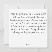 Elegantie en vreugde: De perfecte kerst Kaarten vo (Achterkant)