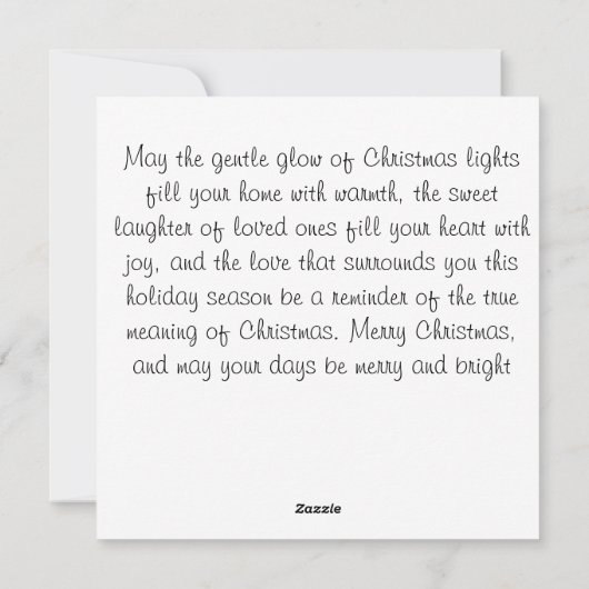 Elegantie en vreugde: De perfecte kerst Kaarten vo (Achterkant)