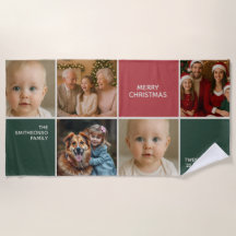 elegantie familie Foto collages prettig kerstfeest