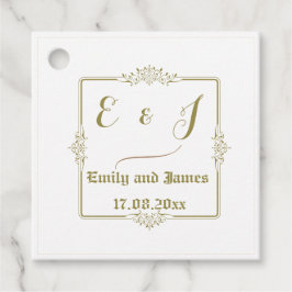 Elegantie Favoriet Tags Bedankjes Labels