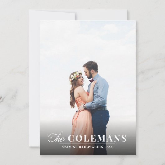 Elegantie | Feestelijke Rood | Verticale vakantief Feestdagenkaart (Voorkant)