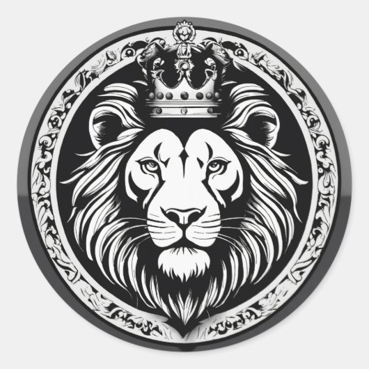 "Elegantie fladderen". Ronde Sticker (Voorkant)