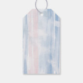 Elegantie Franse Café Bruids-Shower Cadeaulabel (Achterkant)