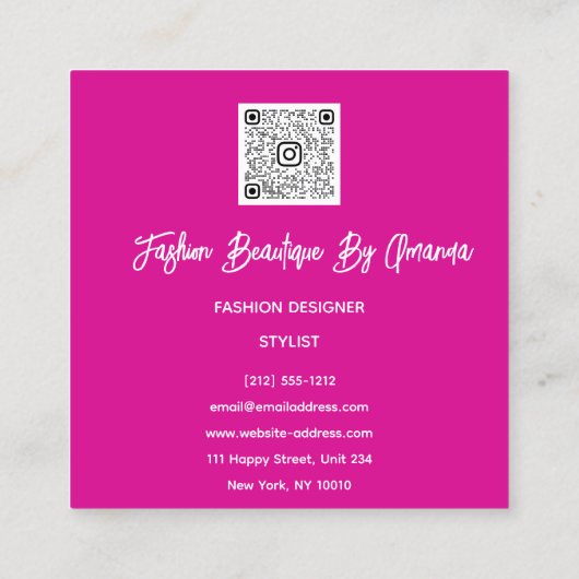 Elegantie gecodeerd: het Visitekaartje dat zich kl (Achterkant)