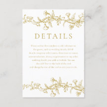  Elegantie: Gouden Bloemen Trouwdetails