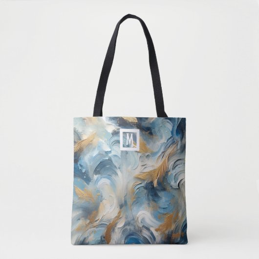 Elegantie in Acryl:  Monogram Tote Bag (Voorkant)