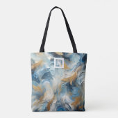 Elegantie in Acryl:  Monogram Tote Bag (Achterkant)