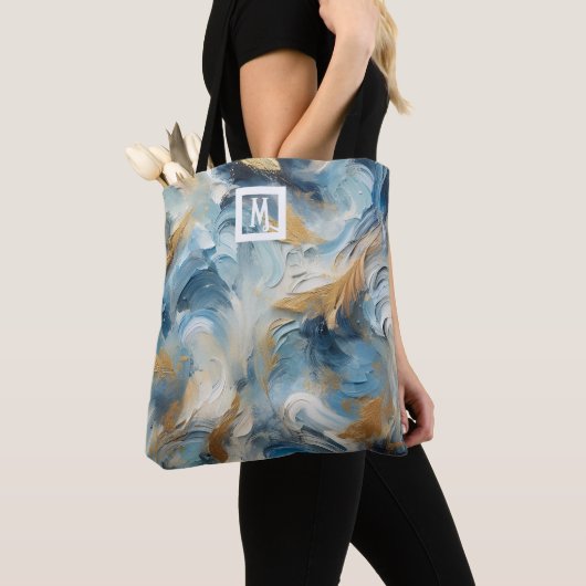 Elegantie in Acryl:  Monogram Tote Bag (Dichtbij)