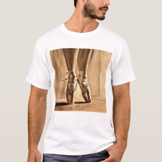 Elegantie in beweging: Balletschoenschets T-shirt