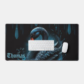 Elegantie in beweging, de zwarte zwaan, bureaumat (Keyboard & Muis)