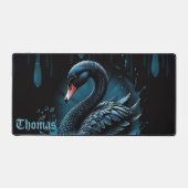 Elegantie in beweging, de zwarte zwaan, bureaumat (Voorkant)