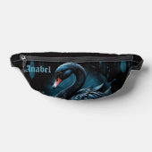 Elegantie in beweging, de zwarte zwaan, heuptasje (Liggend)