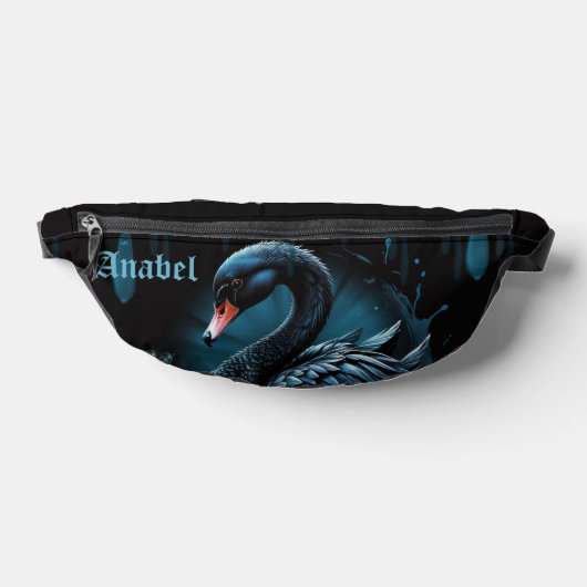 Elegantie in beweging, de zwarte zwaan, heuptasje (Liggend)