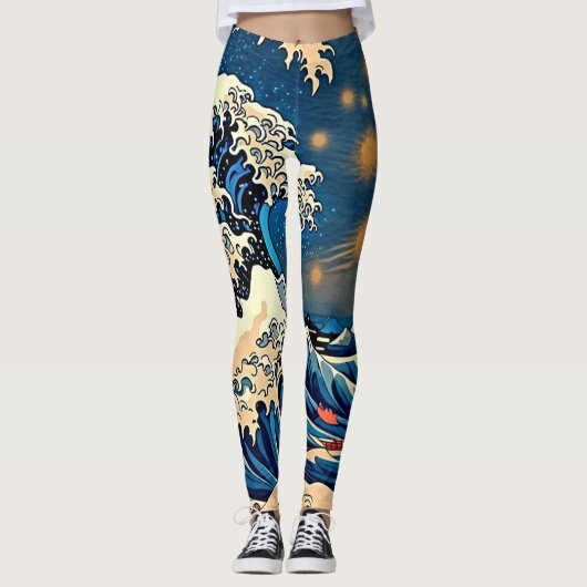 Elegantie in beweging: Nami de Grote Golf Leggings (Voorkant)