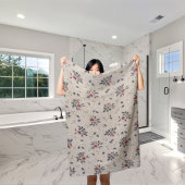 Elegantie in bloei: 3-delig bloemenhanddoekenset bad handdoek