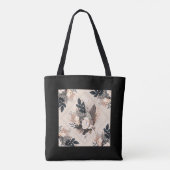 Elegantie in bloei canvas tas (Achterkant)