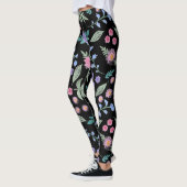 Elegantie in bloei: omarm de schoonheid van Natuur Leggings (Links)
