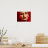Elegantie in bloei poster (Keuken)