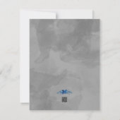 Elegantie in bloei: QR-code RSVP Kaartje (Achterkant)