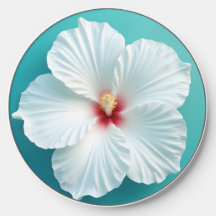 Elegantie in bloei: Witte Hibiscus Harmonie
