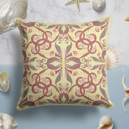 elegantie in Buttercream Yellow Kussen