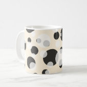 ✨ Elegantie in cirkels: Polka Dots Patroon Mok (Voorkant links)