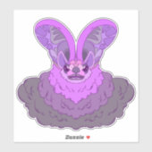 Elegantie in duisternis sticker (Vel)