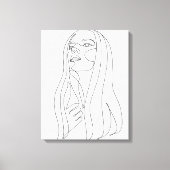 Elegantie in Eenvoud Canvas Afdruk (Voorkant)