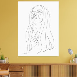 Elegantie in eenvoud canvas afdruk