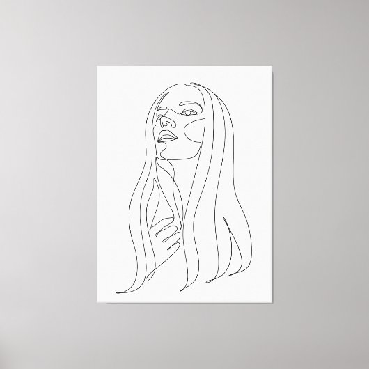 Elegantie in eenvoud canvas afdruk (Voorkant)