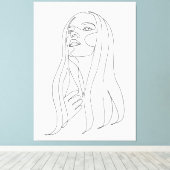 Elegantie in eenvoud canvas afdruk (Insitu (Houten vloer))