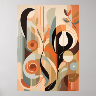 Elegantie in eenvoud: minimalistische kunst verken poster