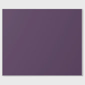 Elegantie in effen kleur op een Paarse achtergrond Cadeaupapier (Vlak)