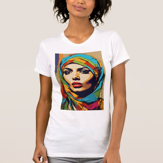 "Elegantie in elke draad: Vrouwen T-shirt met Ch (Voorkant)