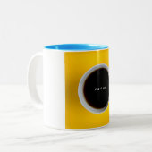 Elegantie in elke slok: handgemaakte theekopjes tweekleurige koffiemok (Voorkant links)